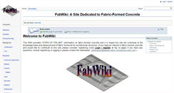 Desktop Screenshot of fabwiki.fabric-formedconcrete.com